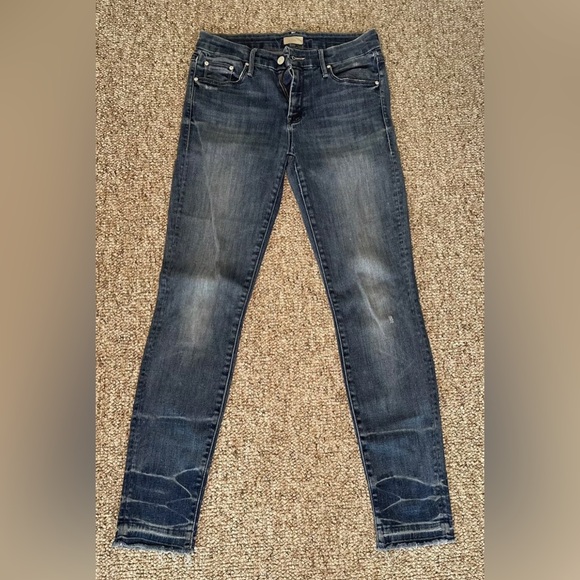 Mother the Looker Ankle Fray Skinny Jeans - Picture 2 of 7